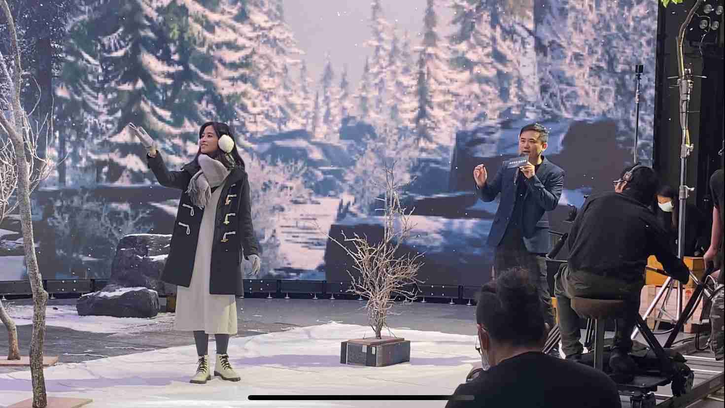 财神娱乐以ALED先进显屏技术，，与金马奖视觉特效团队“再现影像”携手合作打造LED虚拟摄影棚，，提供沉浸式表演体验，，并精简拍摄成本与时间