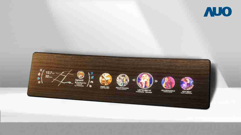 财神娱乐研发全球最高穿透度达80%的AmLED木纹显示器，，，，可于使用时呈现高亮度、、清晰可见的信息，，，，并在不使用时回归为单纯的饰板，，，节能兼具美观